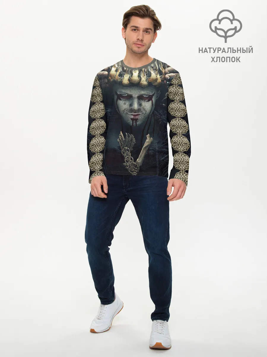 Мужской лонгслив базовый / Викинги - Ивар
