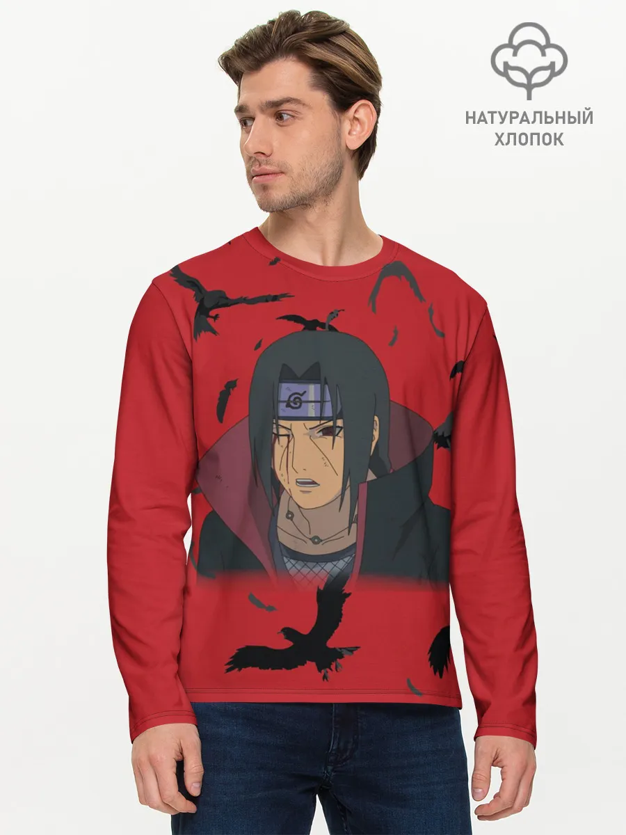 Мужской лонгслив базовый / Uchiha | Hitachi