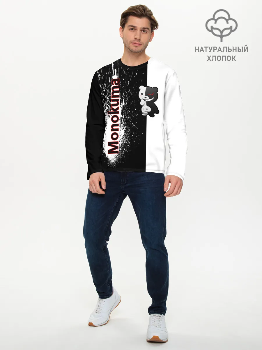 Мужской лонгслив базовый / Monokuma