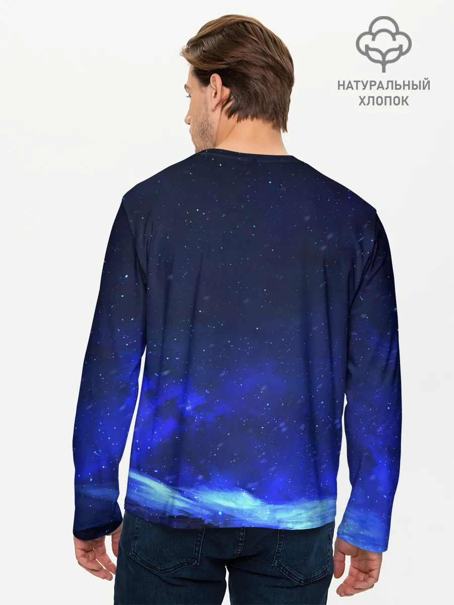 Мужской лонгслив базовый / Dark Wolf