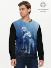 Мужской лонгслив базовый / Волки