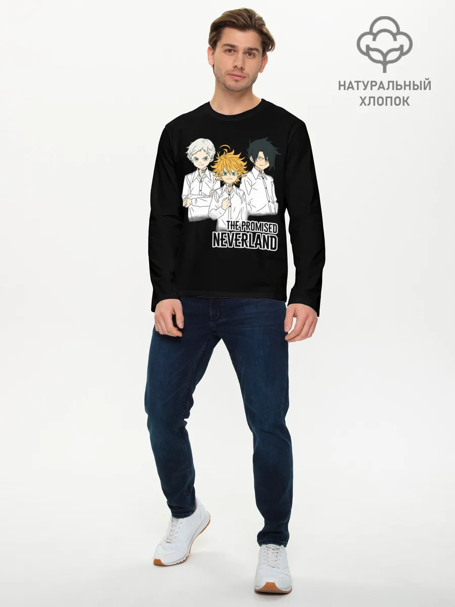 Мужской лонгслив базовый / Обещанный Неверленд