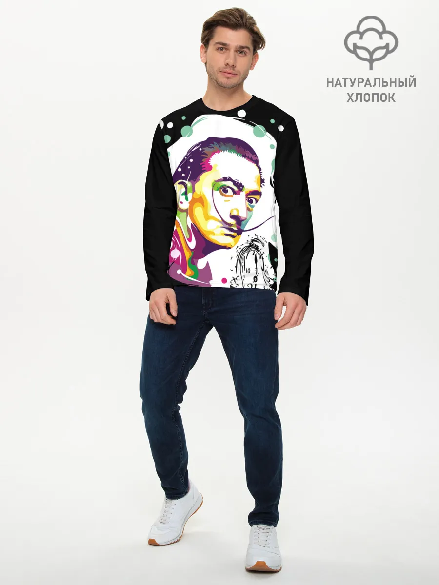 Мужской лонгслив базовый / Сальвадор Дали