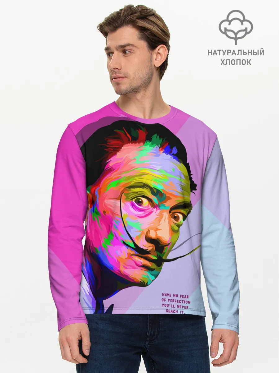 Мужской лонгслив базовый / Сальвадор Дали