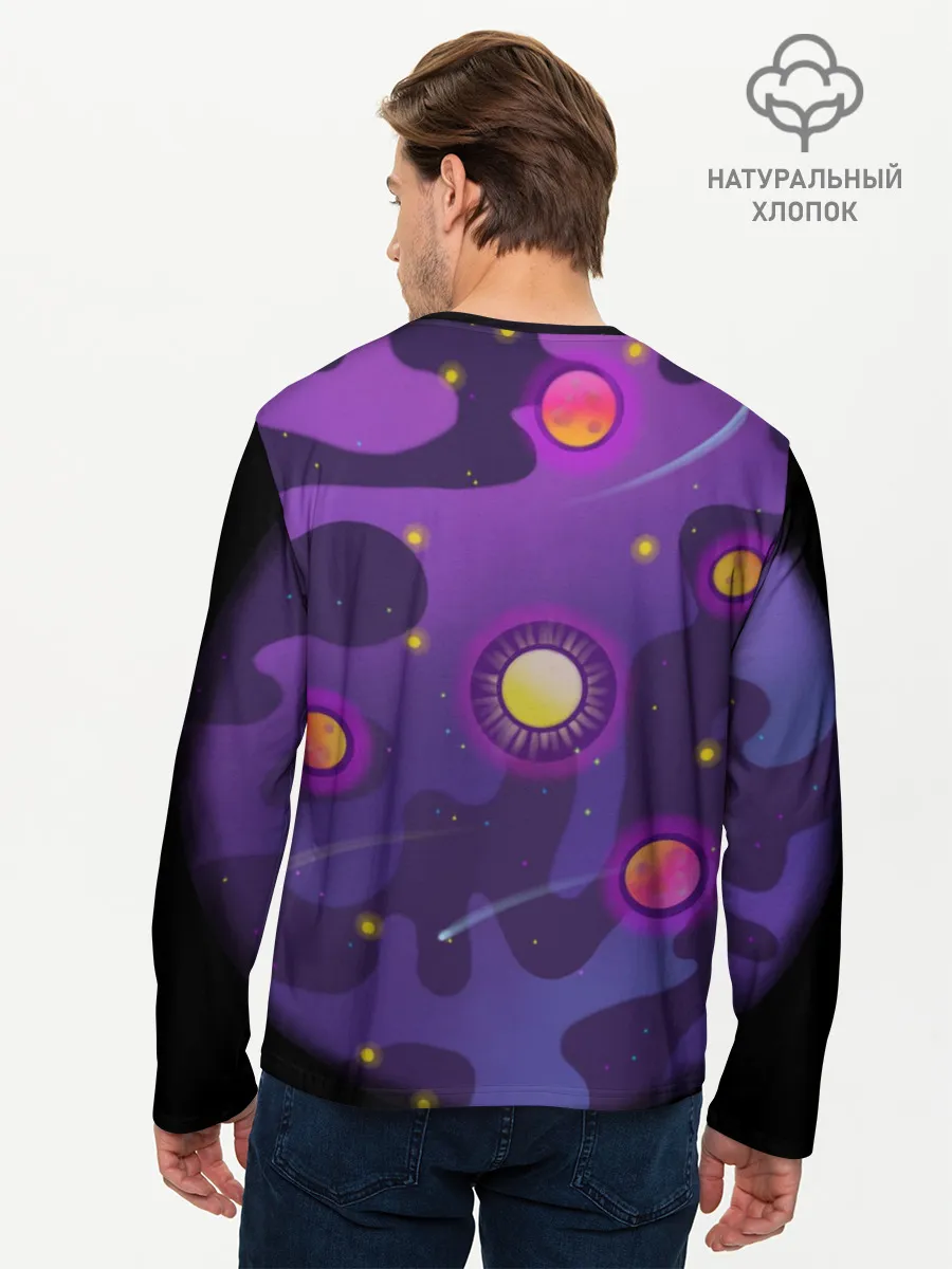 Мужской лонгслив базовый / Ты - космос!