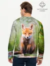 Мужской лонгслив базовый / Лисичка
