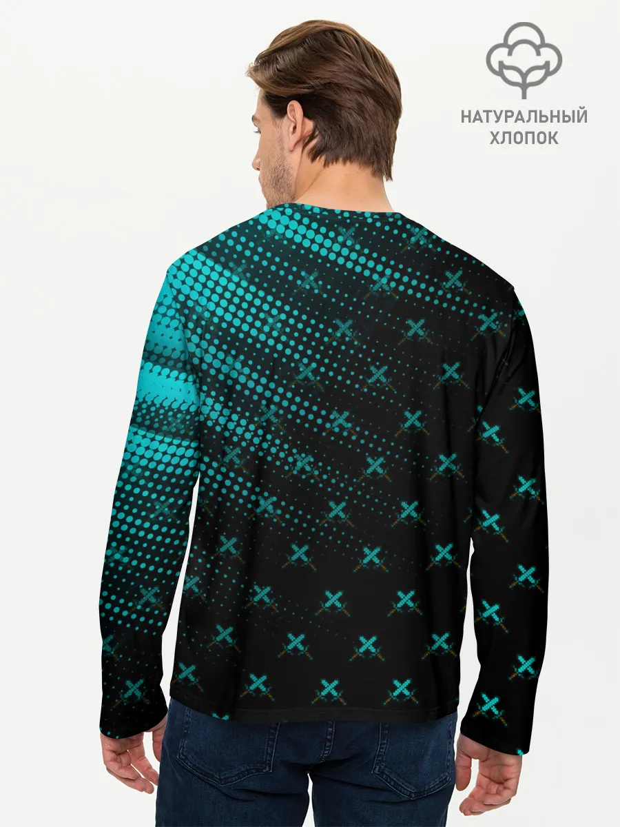 Мужской лонгслив базовый / Minecraft