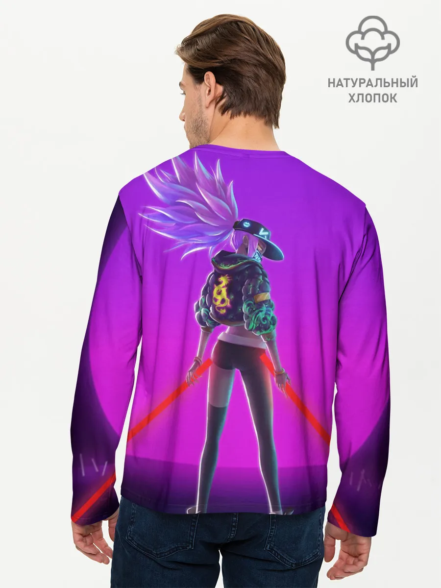 Мужской лонгслив базовый / KDA Akali