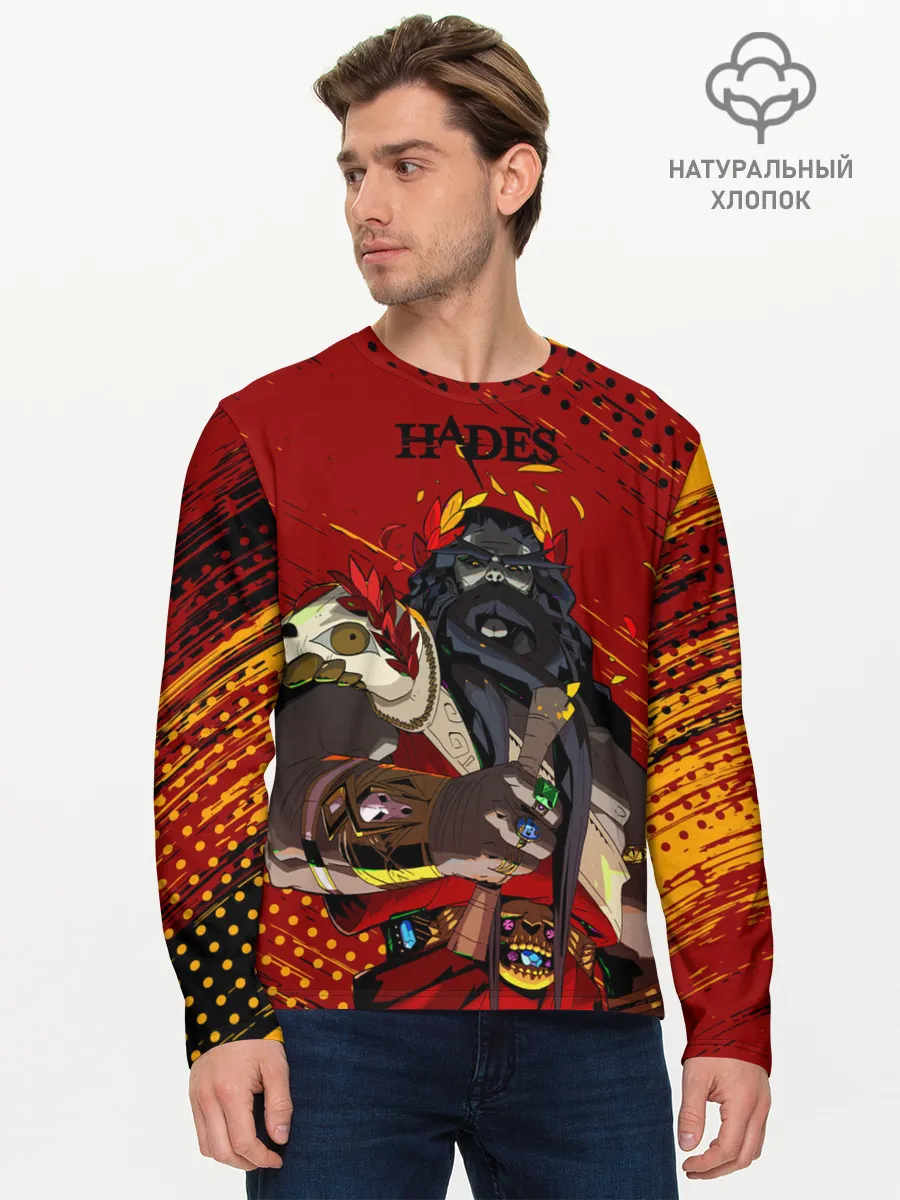 Мужской лонгслив базовый / Hades - Аид