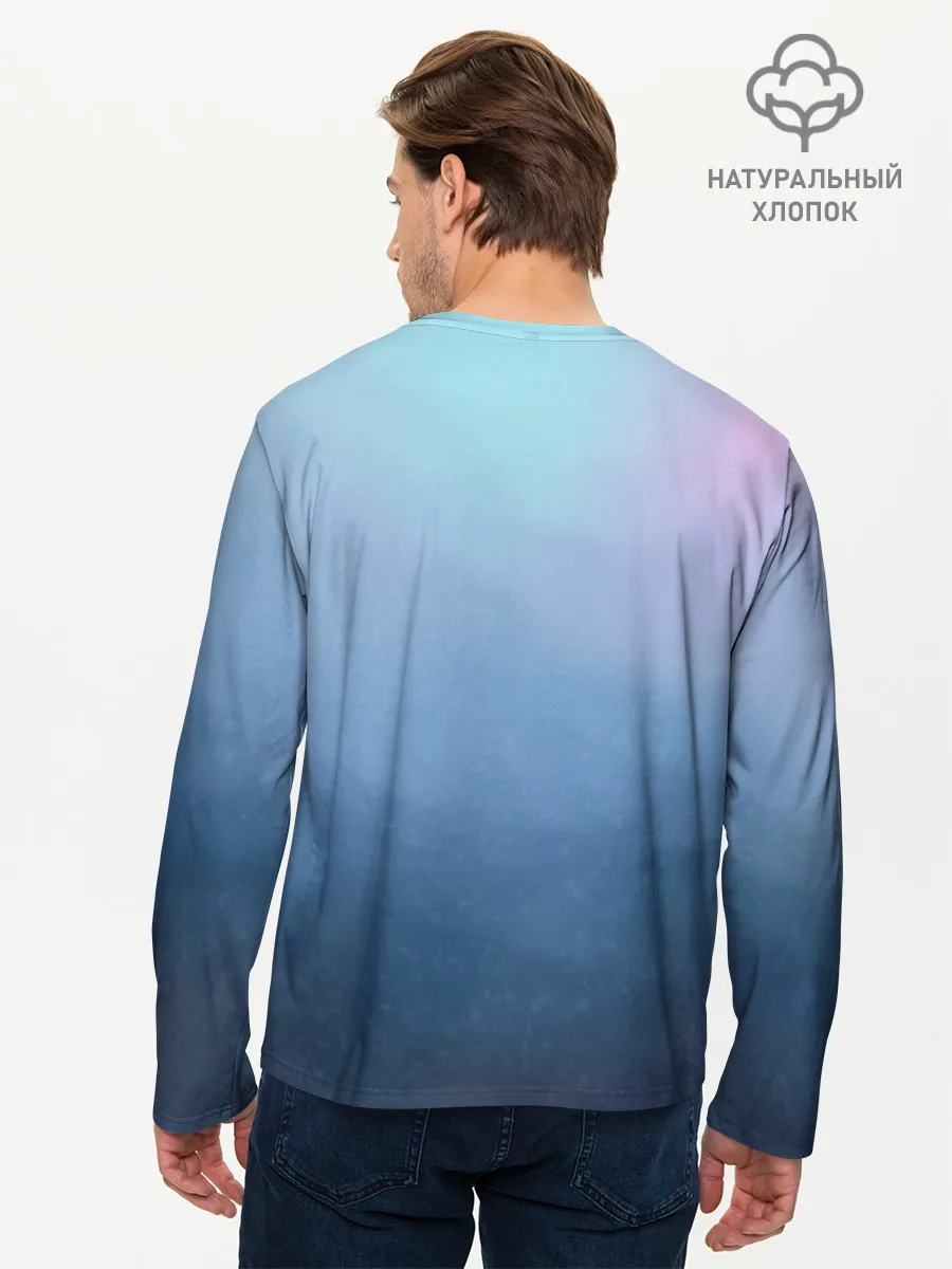 Мужской лонгслив базовый / Рыбка