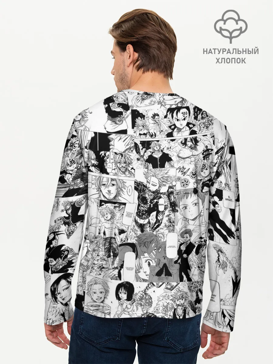 Мужской лонгслив базовый / Семь смертных грехов