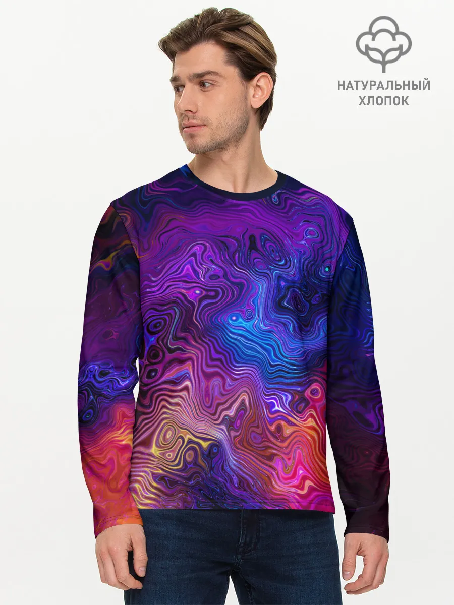 Мужской лонгслив базовый / НЕОНОВЫЕ РАЗВОДЫ