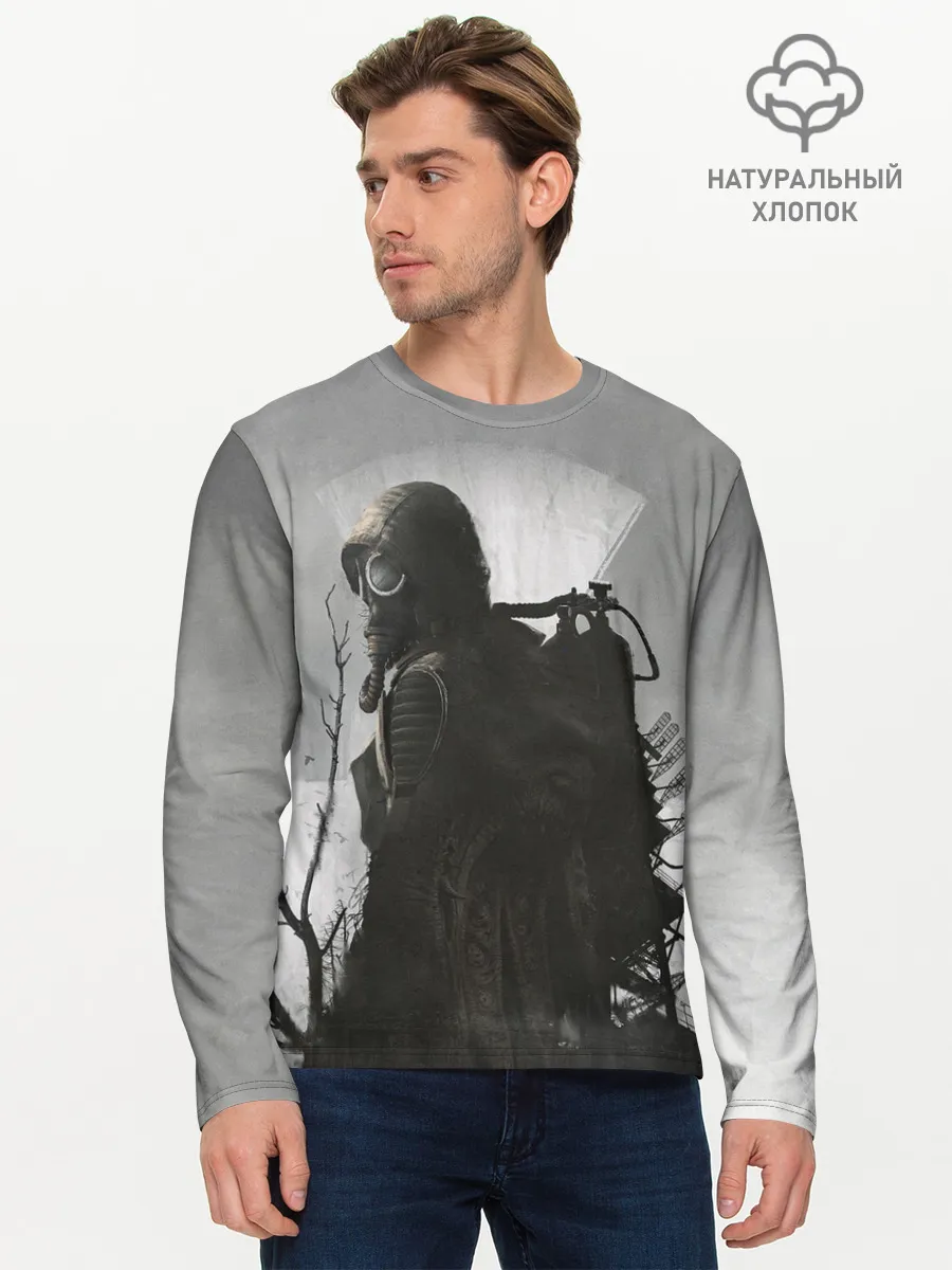 Мужской лонгслив базовый / Stalker