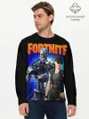 Мужской лонгслив базовый / Fortnite терминатор
