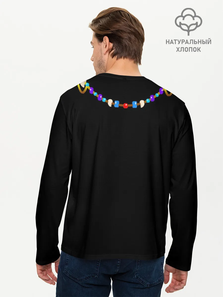 Мужской лонгслив базовый / Ожерелье