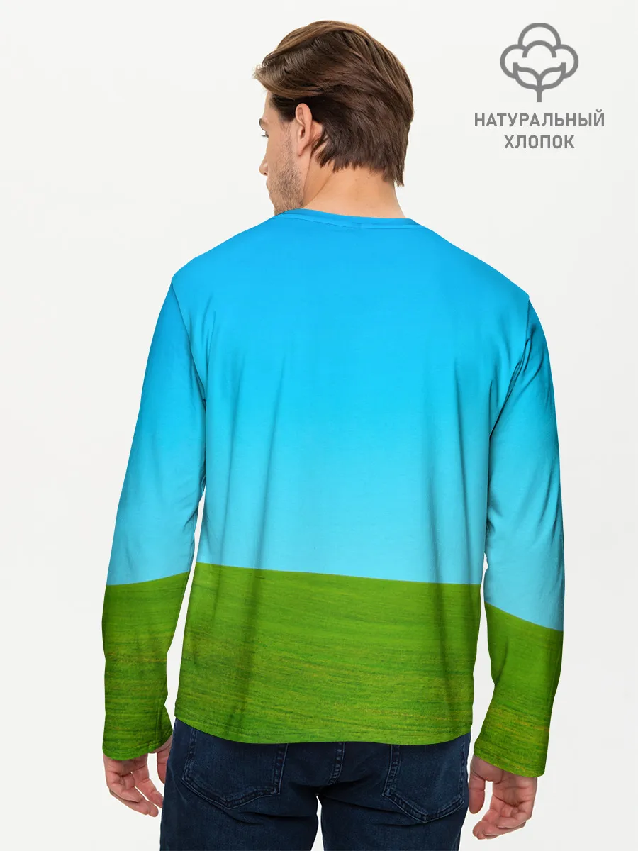 Мужской лонгслив базовый / Windows XP