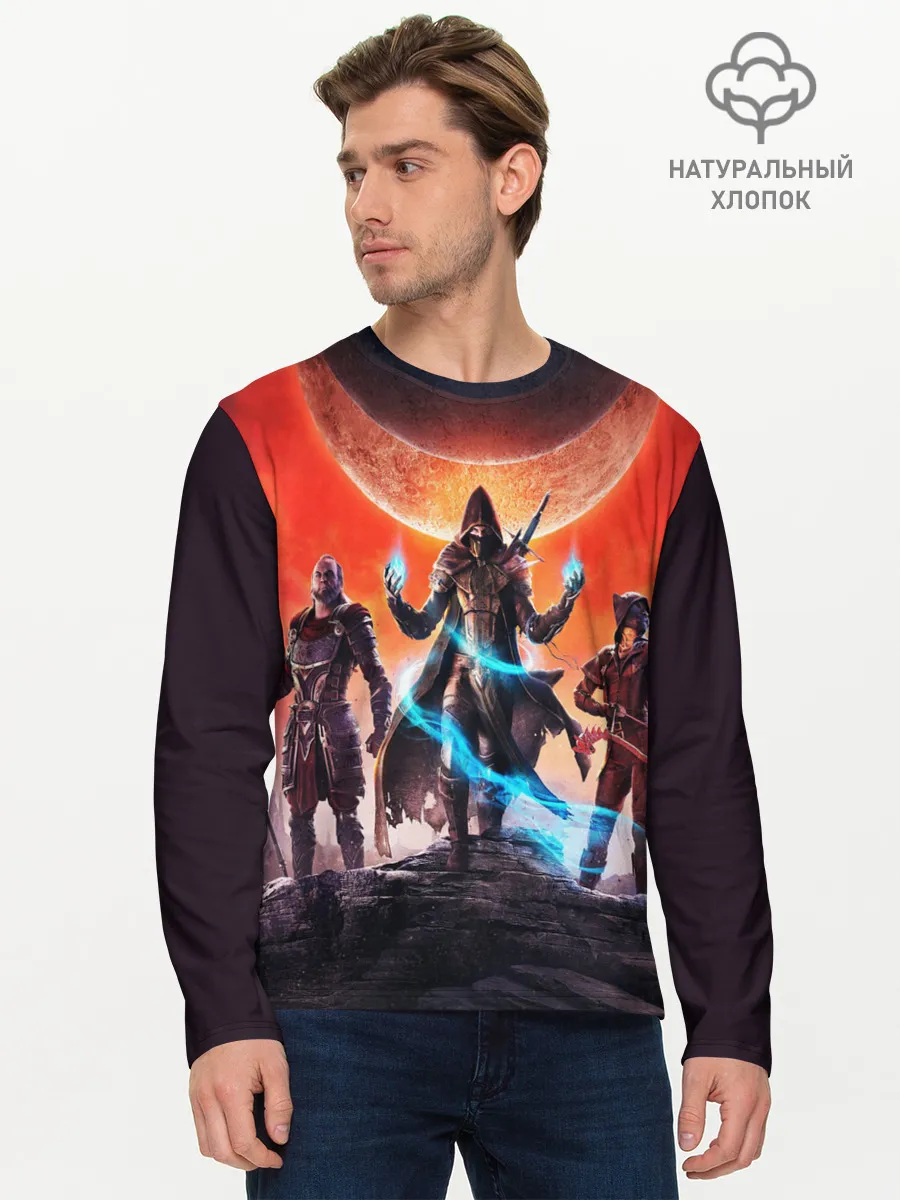 Мужской лонгслив базовый / THE ELDER SCROLLS