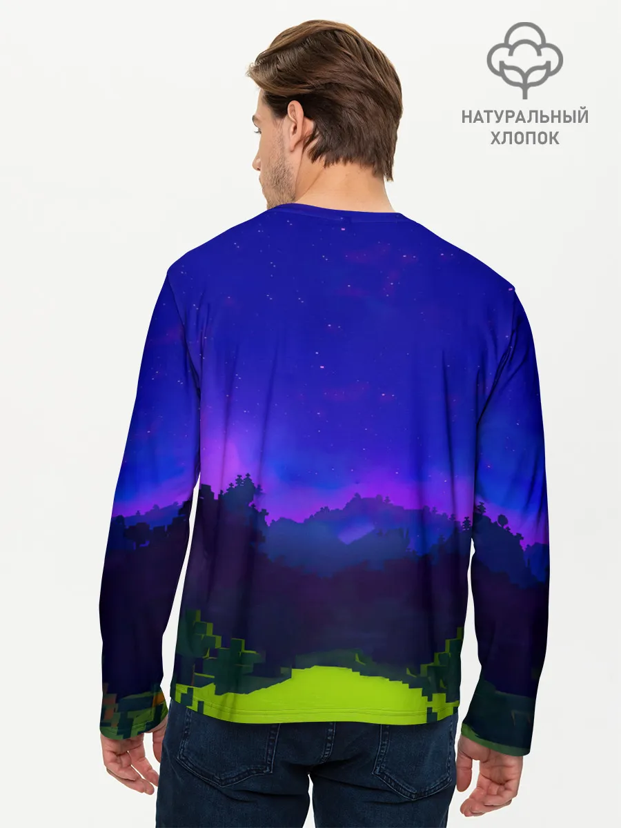 Мужской лонгслив базовый / Minecraft