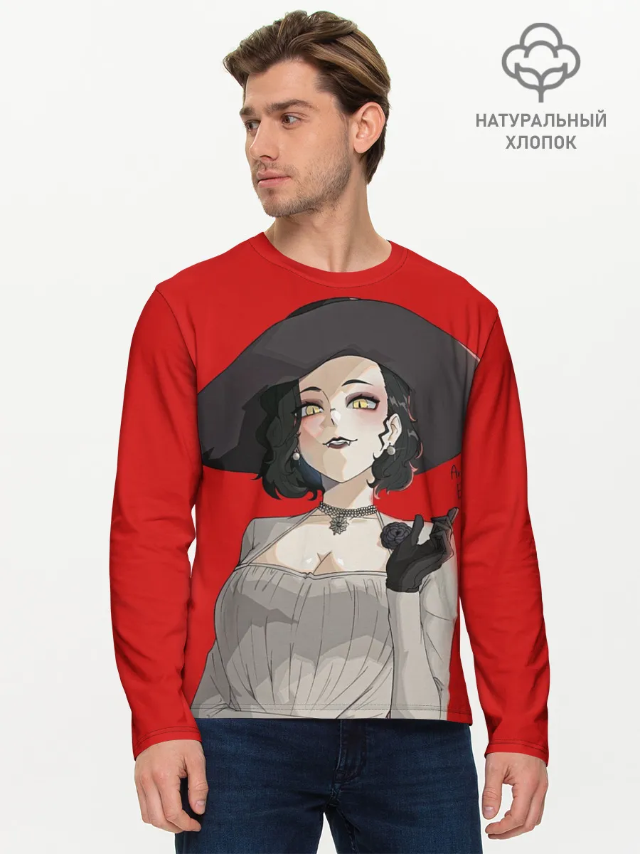 Мужской лонгслив базовый / Residen Evil Вампирша village