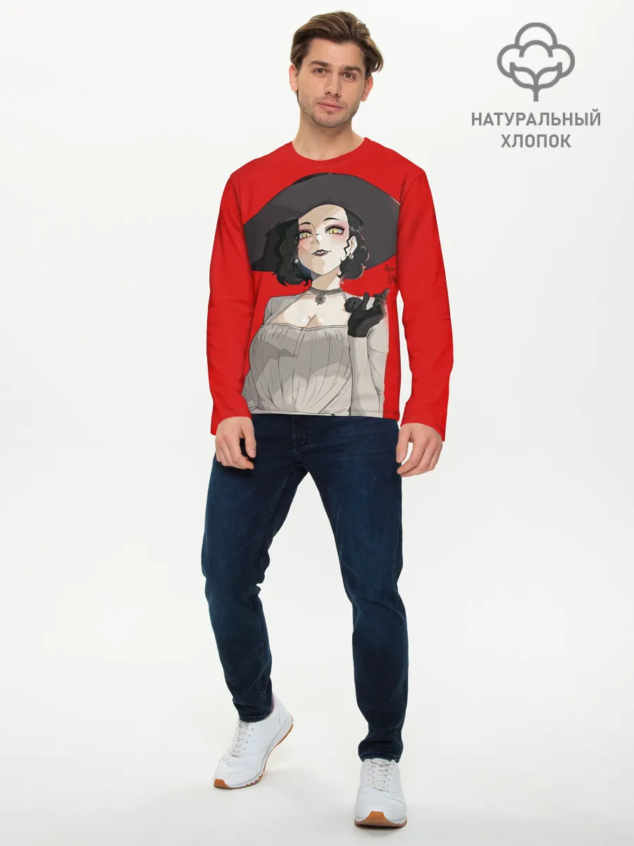 Мужской лонгслив базовый / Residen Evil Вампирша village