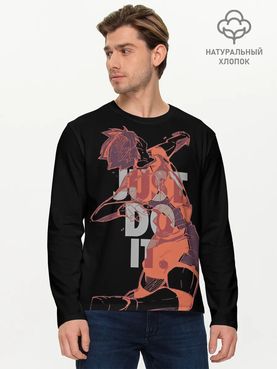 Мужской лонгслив базовый / Hinata Haikyuu just do it