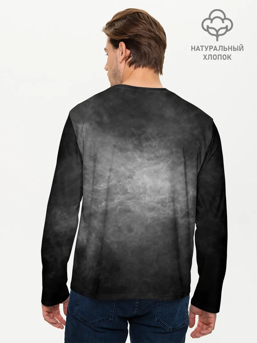 Мужской лонгслив базовый / руны