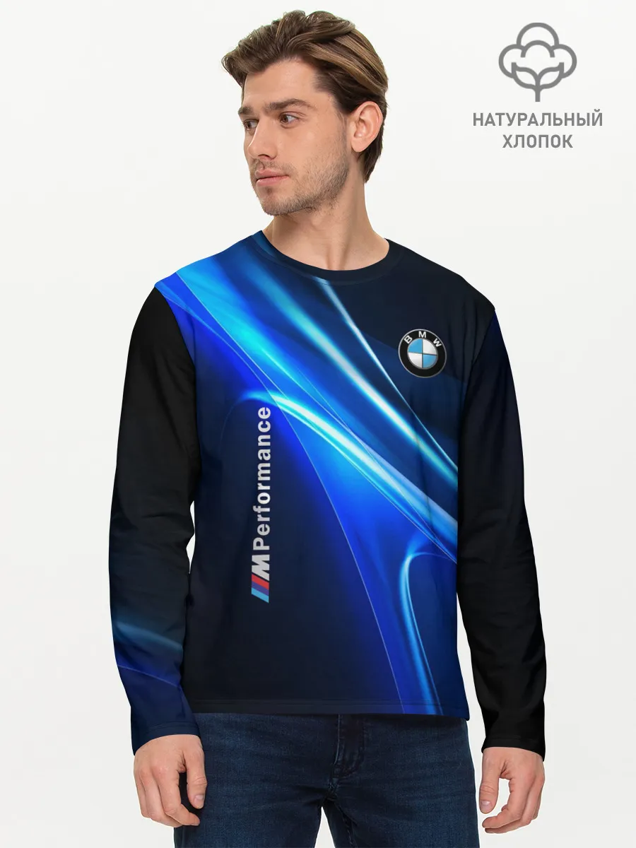 Мужской лонгслив базовый / BMW