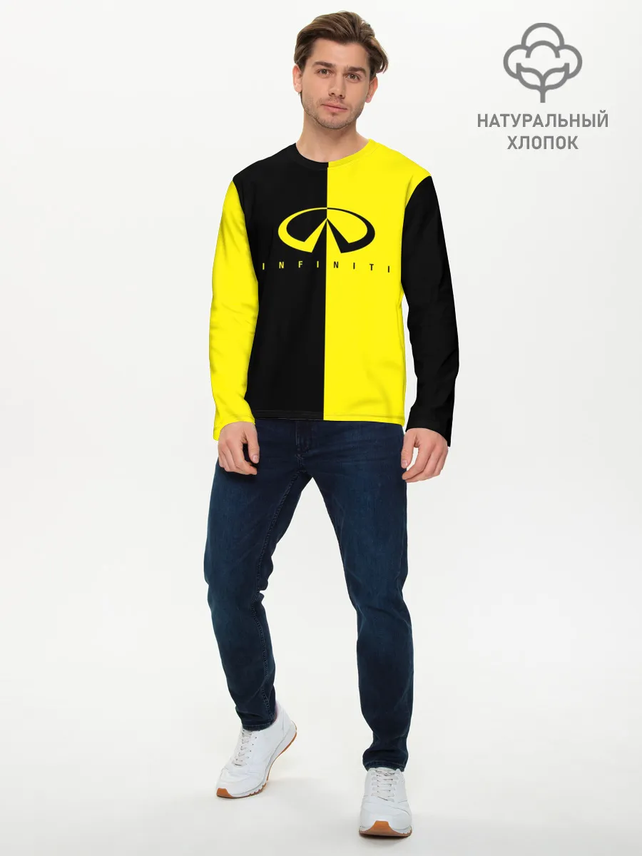 Мужской лонгслив базовый / INFINITI logo