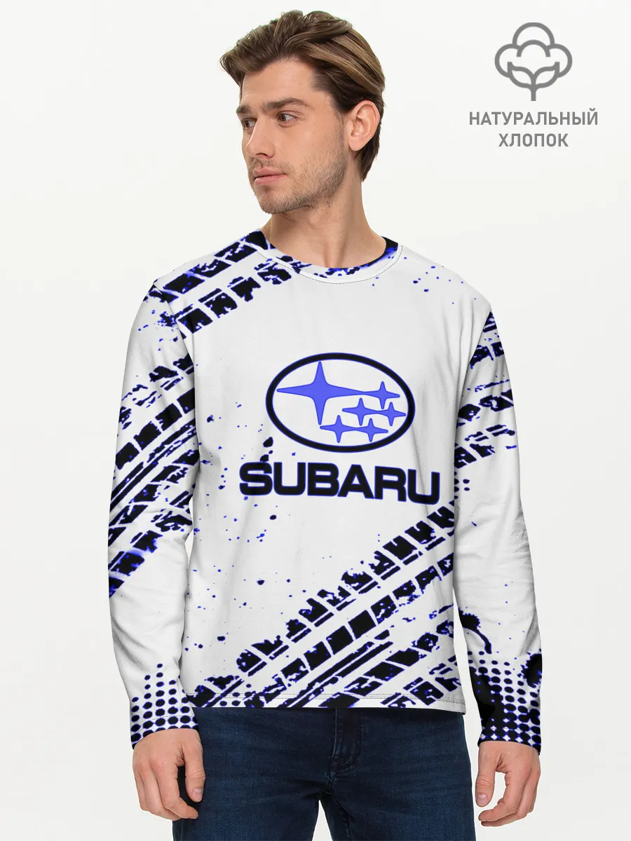 Мужской лонгслив базовый / SUBARU.