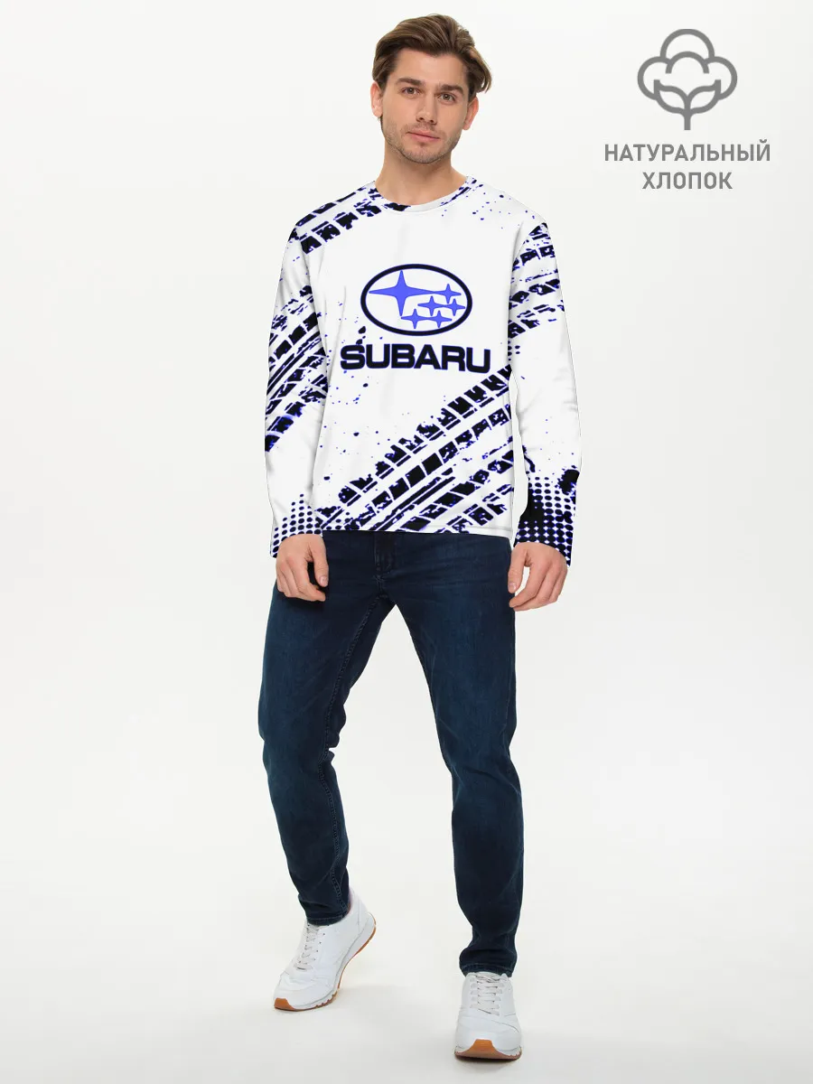 Мужской лонгслив базовый / SUBARU.