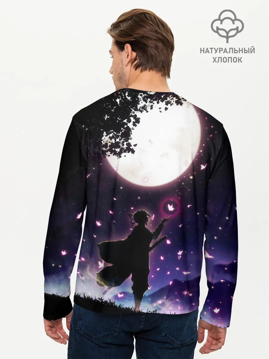 Мужской лонгслив базовый / Шинобу Кочо Клинок демонов