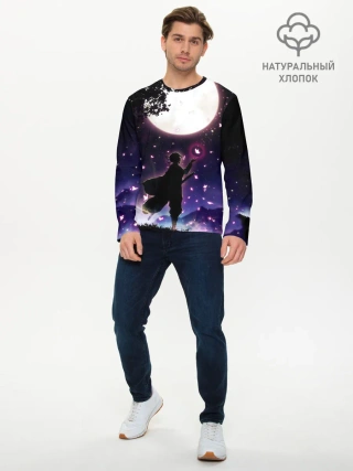 Мужской лонгслив базовый / Шинобу Кочо Клинок демонов