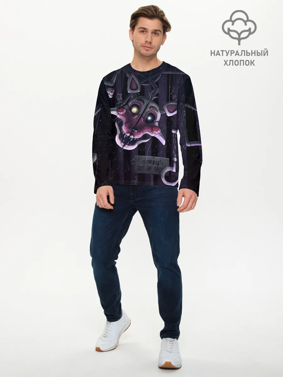 Мужской лонгслив базовый / Фантайм Фокси