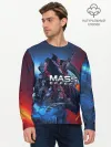 Мужской лонгслив базовый / Mass EFFECT Legendary ed
