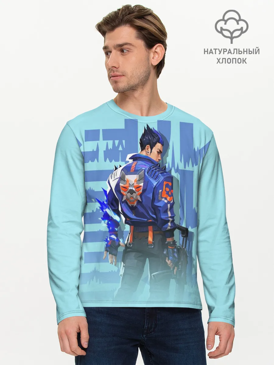 Мужской лонгслив базовый / ВАЛОРАНТ