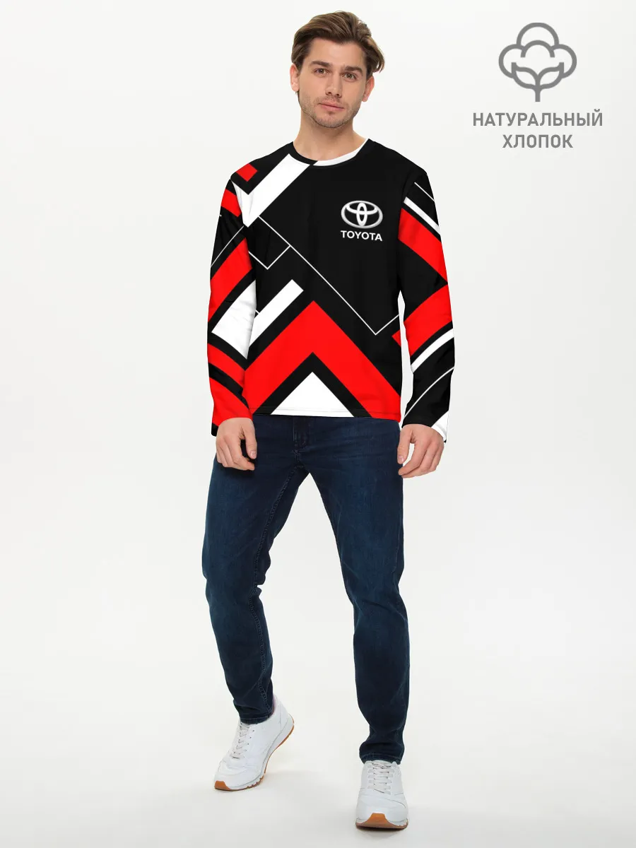 Мужской лонгслив базовый / Toyota