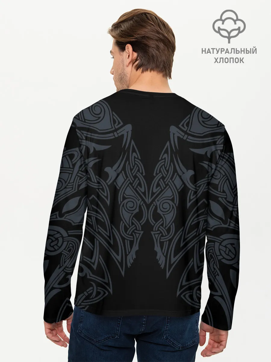 Мужской лонгслив базовый / Фенрир