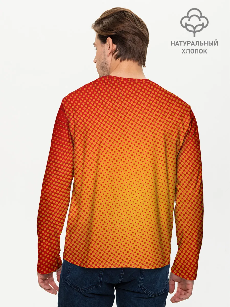 Мужской лонгслив базовый / Cat Pop