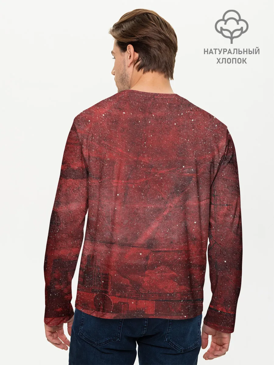 Мужской лонгслив базовый / Zero Two в толстовке