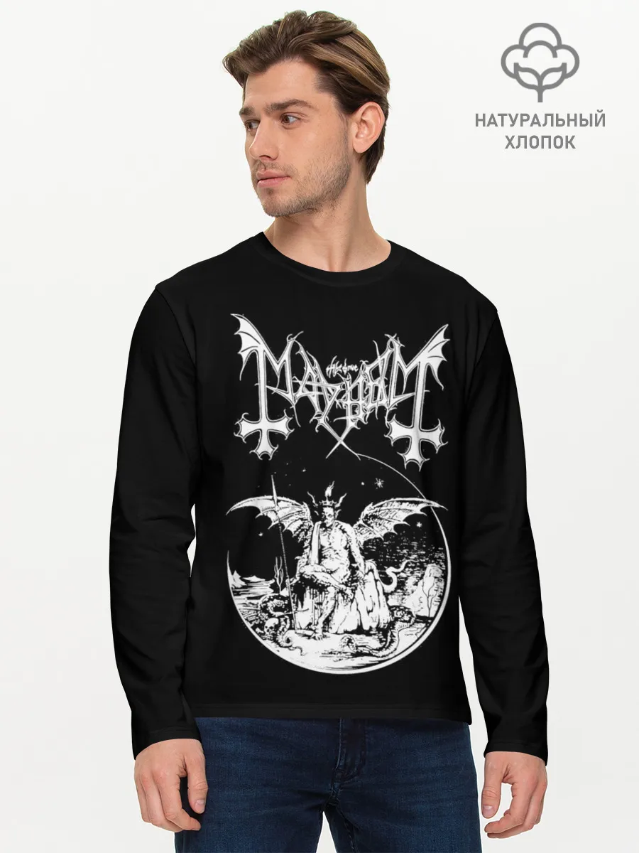 Мужской лонгслив базовый / Mayhem