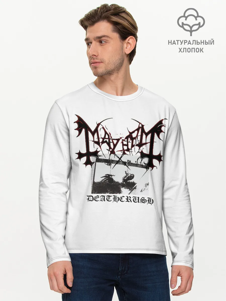 Мужской лонгслив базовый / Mayhem