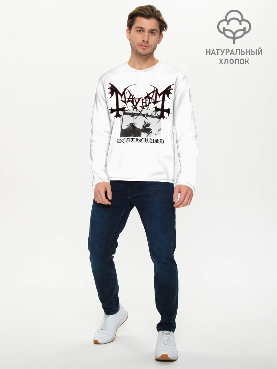 Мужской лонгслив базовый / Mayhem