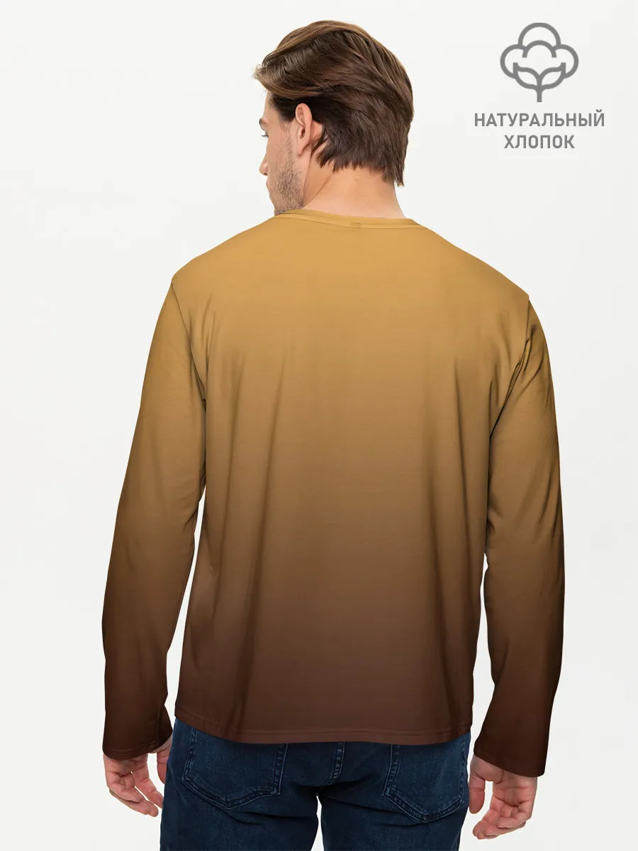 Мужской лонгслив базовый / Взрывной характер милого лиса