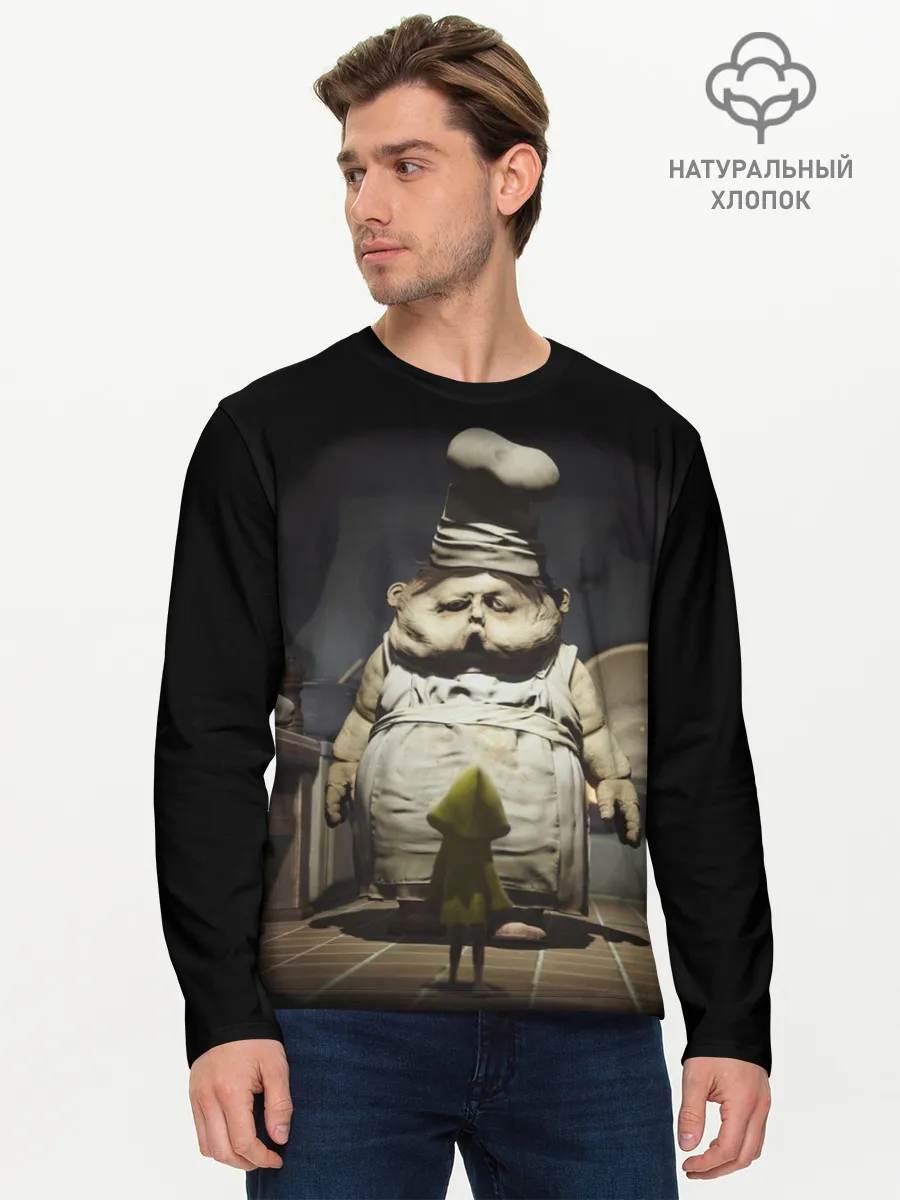 Мужской лонгслив базовый / Little Nightmares