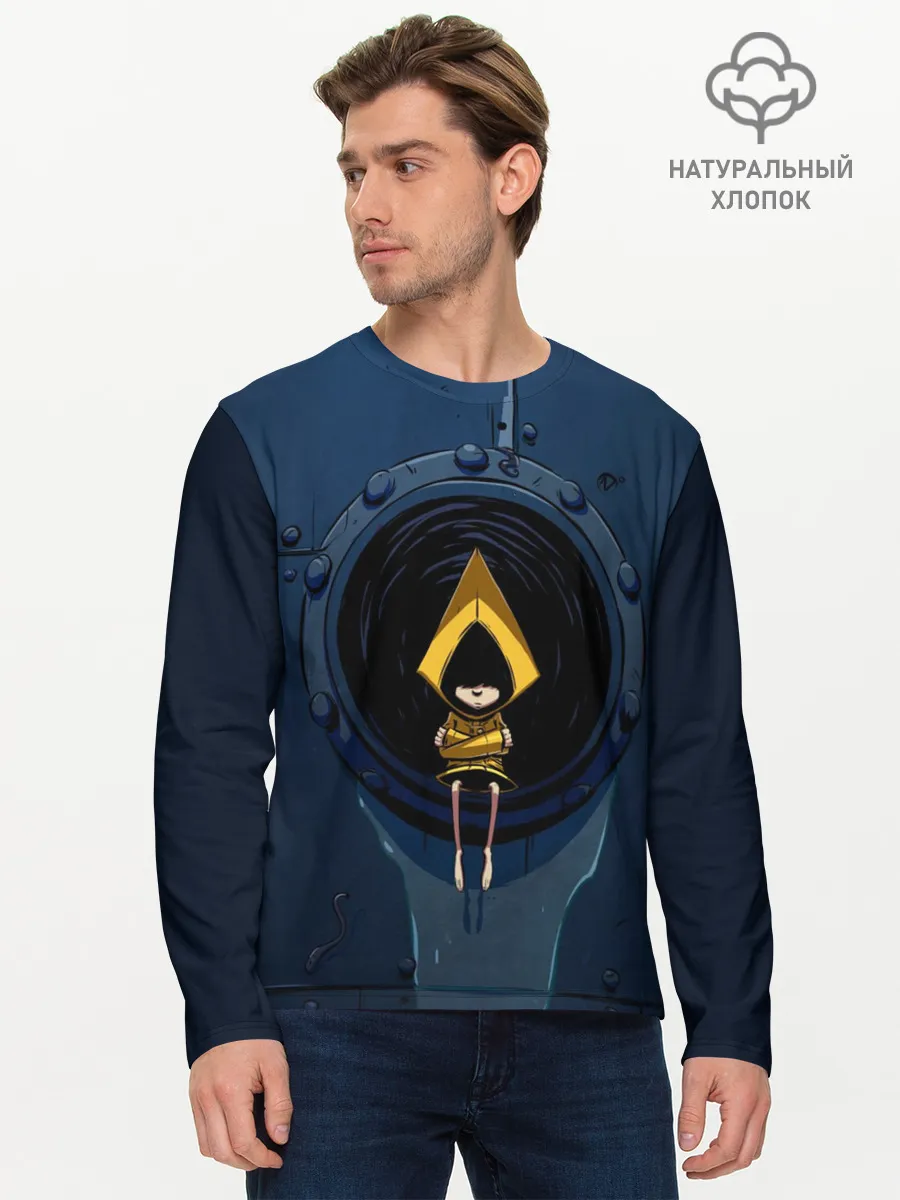 Мужской лонгслив базовый / Little Nightmares Хоррор