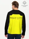Мужской лонгслив базовый / Cyberpunk 2077 nightcity