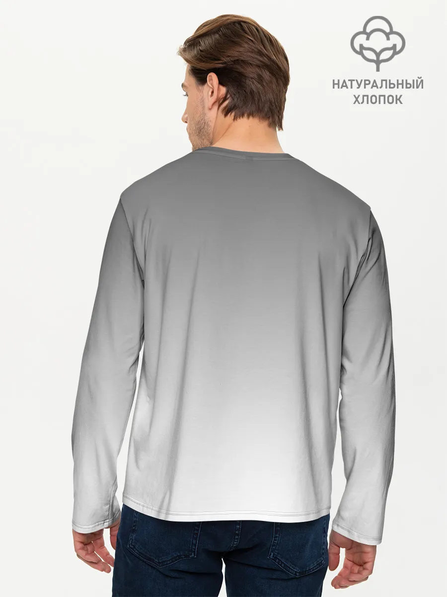 Мужской лонгслив базовый / маска сова смерть череп