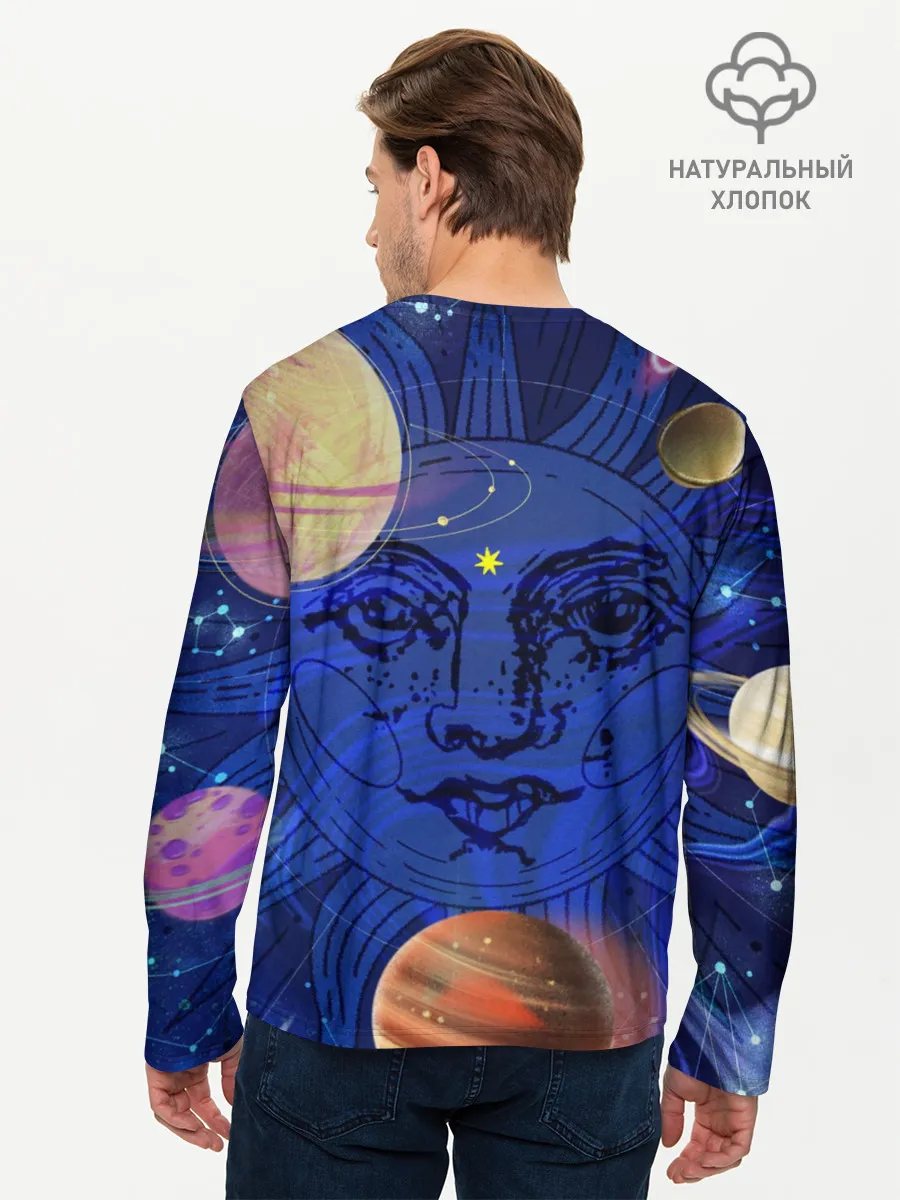 Мужской лонгслив базовый / Астрология планет
