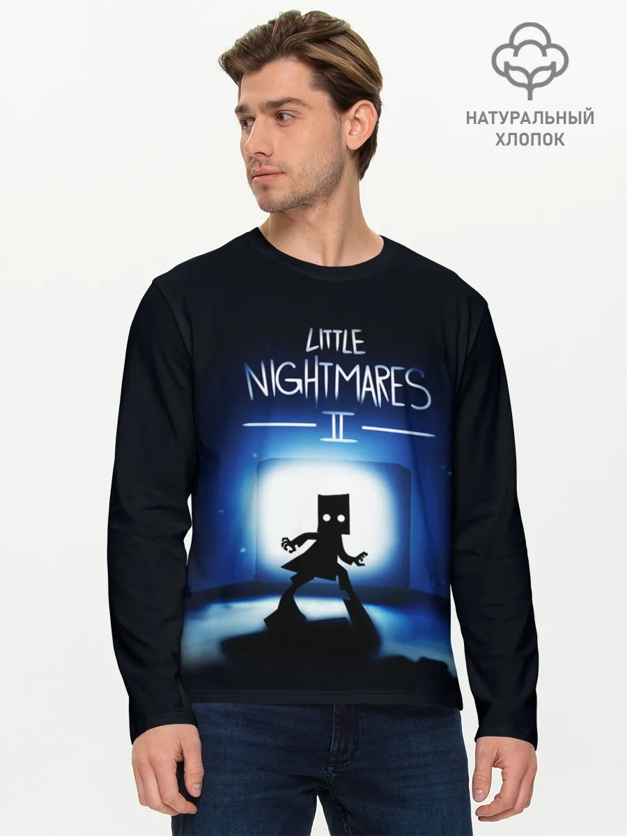 Мужской лонгслив базовый / Little Nightmares 2 МОНО