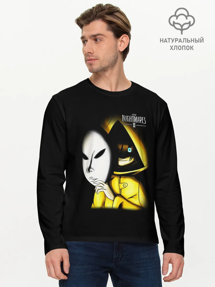 Мужской лонгслив базовый / Little Nightmares 2 MASK